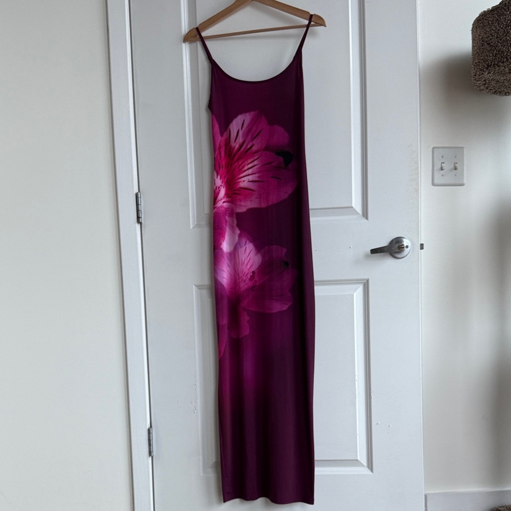 White Fox Feeling the Heat Floral Maxi Dress